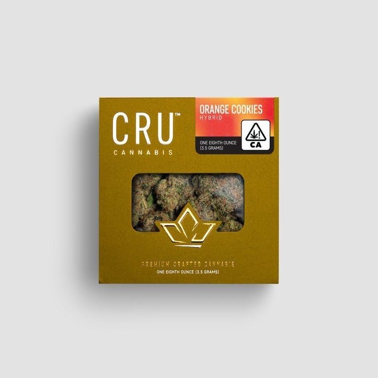 CRU Cannabis - Orange Cookies (3.5 Grams) - 1