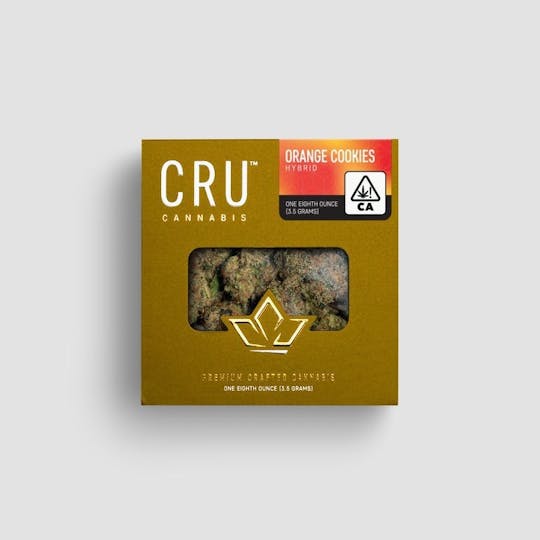 CRU Cannabis - Orange Cookies (3.5 Grams) - 1