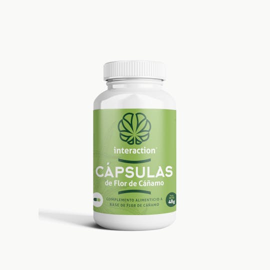 CBD Interaction - ORGANIC INDUSTRIAL HEMP FLORWER CAPSULES - 1