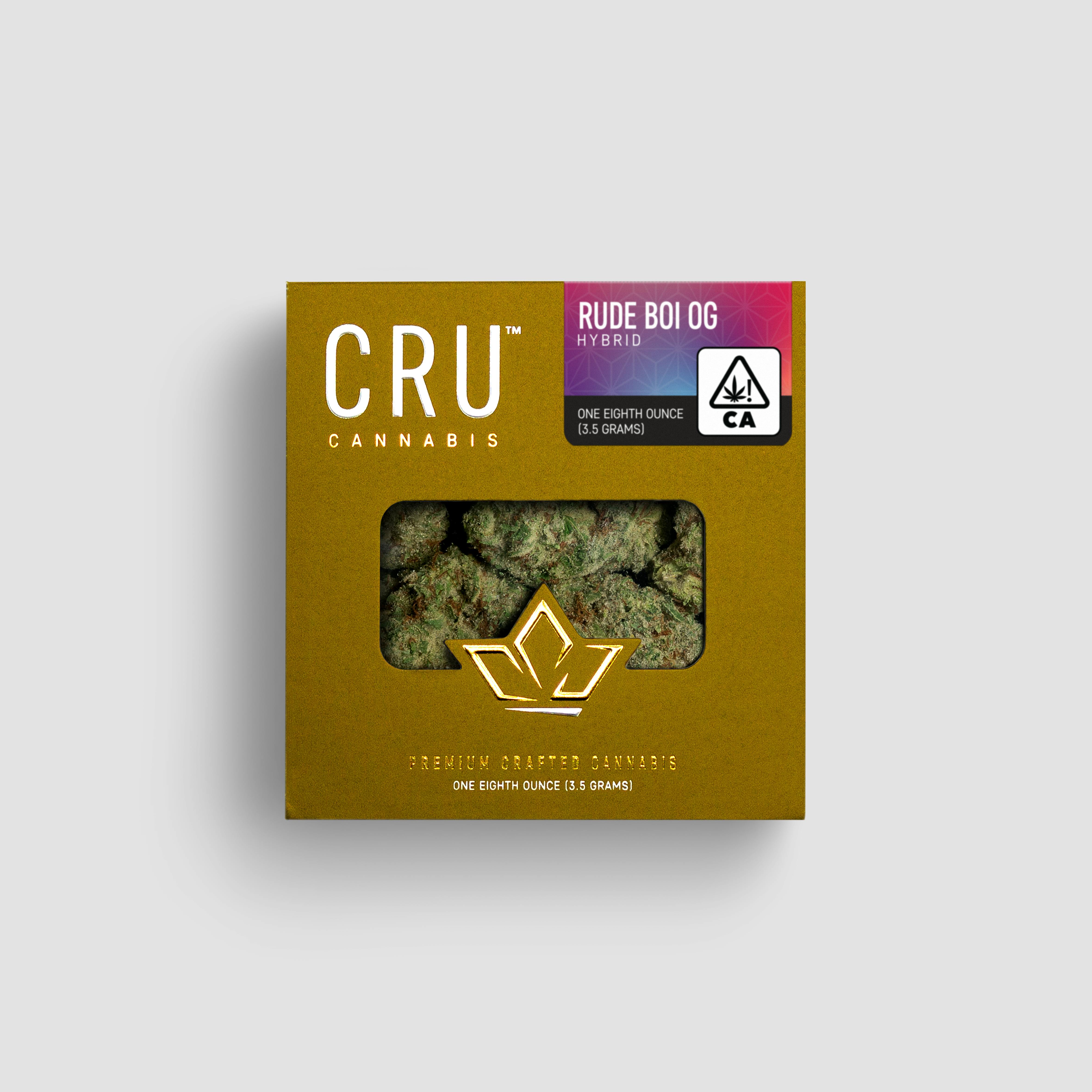 CRU Cannabis - Rude Boi OG (3.5 Grams) - 1