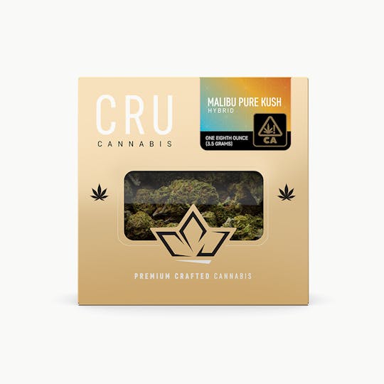 CRU Cannabis - Malibu Pure Kush (3.5 Grams) - 1