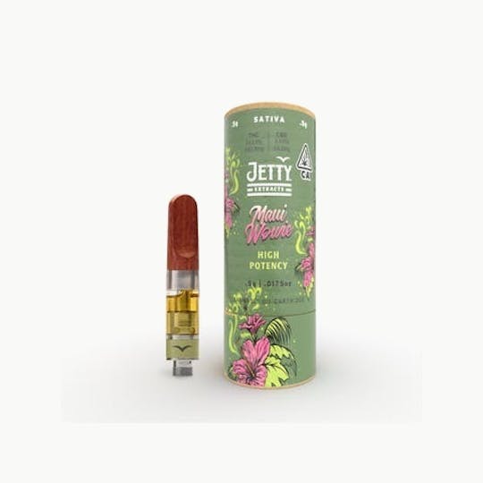 Jetty Extracts - Maui Wowie HIGH THC Cartridge .5g - 1