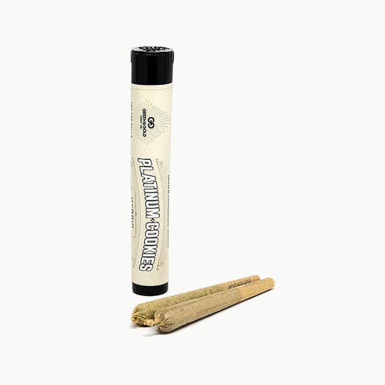 Green & Gold Supply Co. - 2pk Preroll - Platinum Cookies - 1