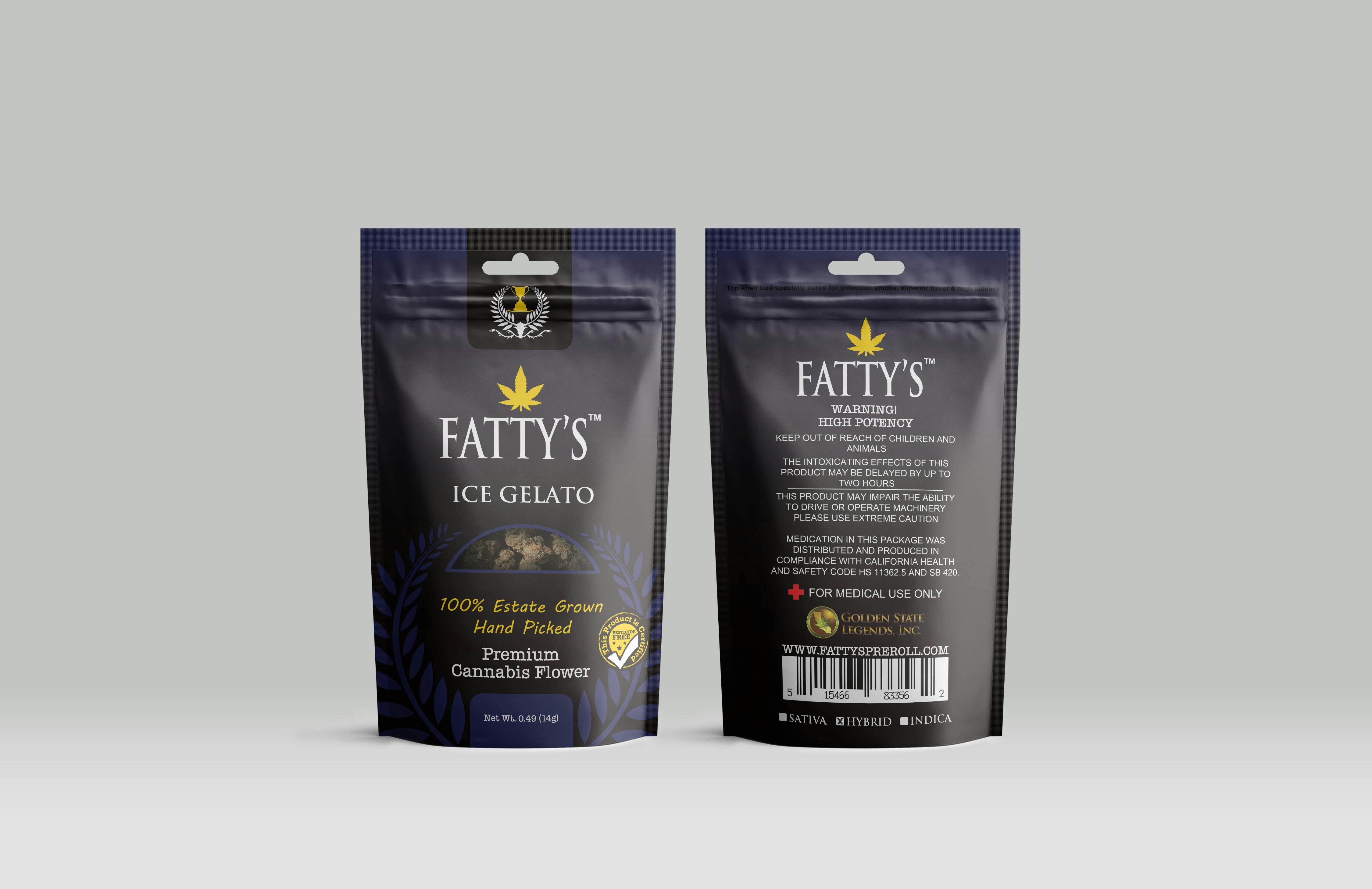 Fatty's - Ice Gelato - 14g Fatty's Flower - 1