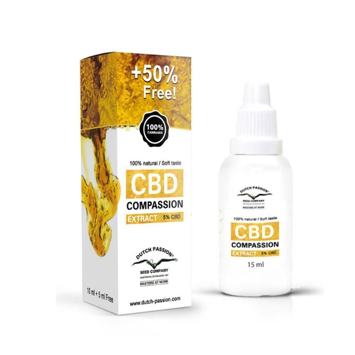 Dutch Passion Seed Company - Dutch Passion CBD Oil 5% - 10+5ml - 1