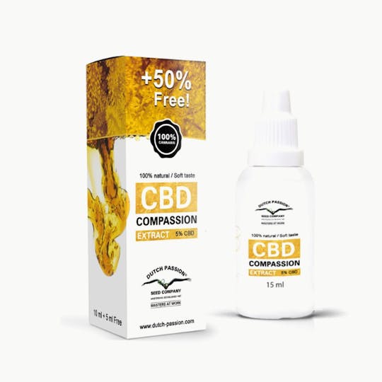 Dutch Passion Seed Company - Dutch Passion CBD Oil 5% - 10+5ml - 1