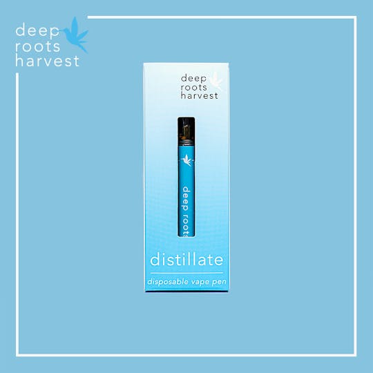 Deep Roots Harvest Distillate - Wedding Cake .5g Disposable Vape - 1