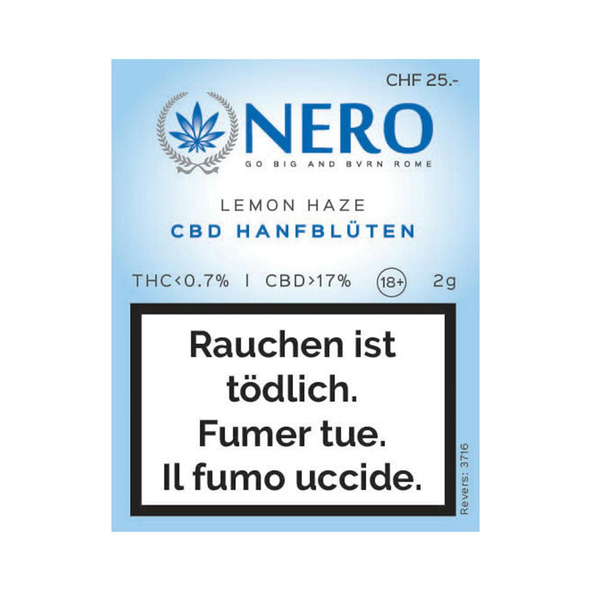 Nero - Lemon Haze CBD Hanfblüten - 1