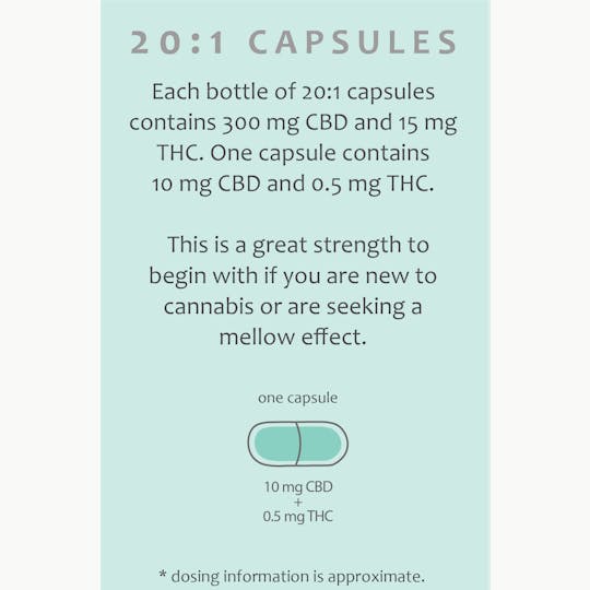 Proof - Proof | 20:1 High CBD Capsules (30ct) - 1