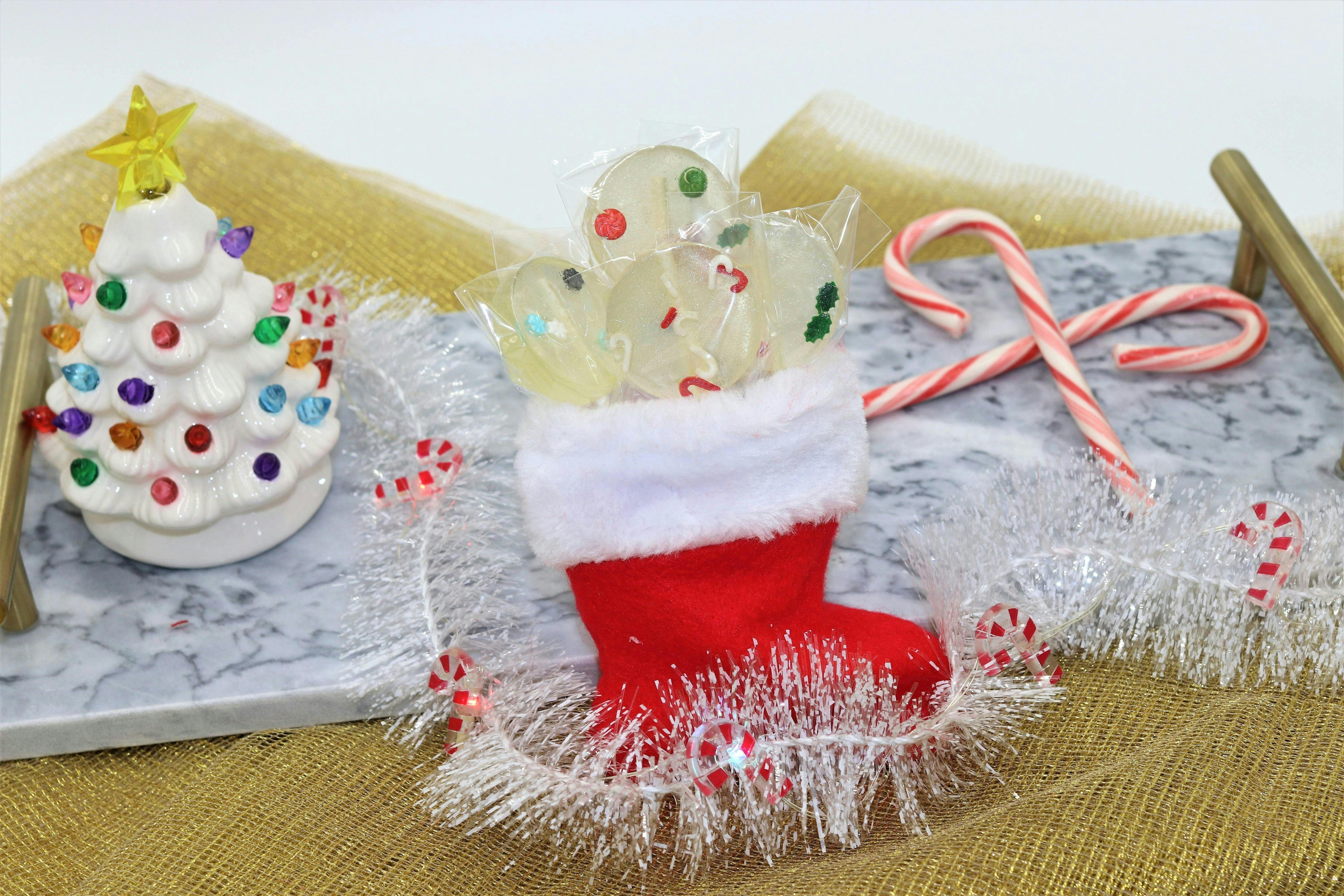 Double Dog Delicacies - Lollipops - Holiday Cinnamon Sparkle 100mg - 1