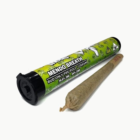 Space Monkey Meds - Mendo Breath - Bud Only Pre-Roll - 1