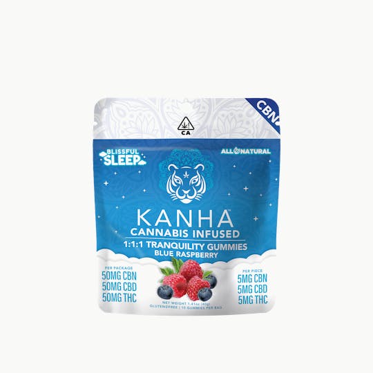 KANHA - KANHA | Tranquility SLEEP | 1:1:1 | 50mg CBN/50mg CBD/50mg THC - 1