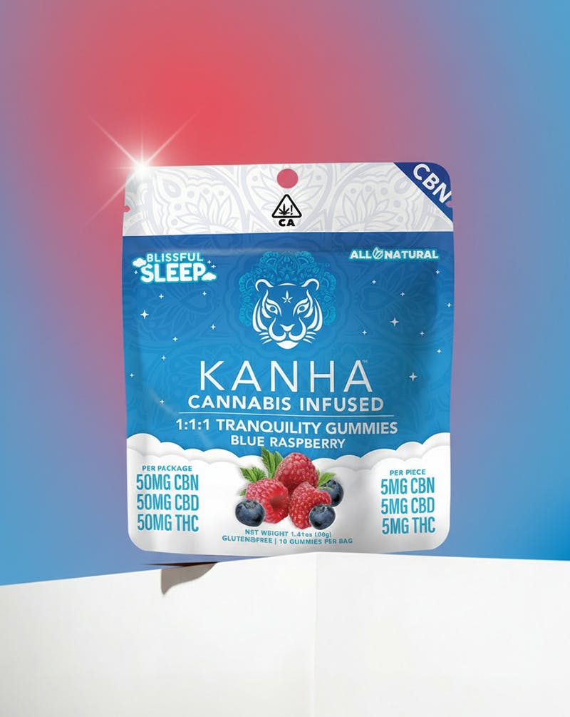 KANHA - Tranquility SLEEP | 1:1:1 | 50mg CBN/50mg CBD/50mg THC - 1