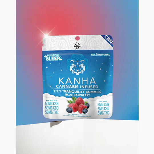 KANHA - Tranquility SLEEP | 1:1:1 | 50mg CBN/50mg CBD/50mg THC - 1