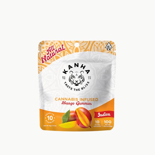 KANHA - KANHA | Mango | Indica | 100mg THC | 10-pack - 1
