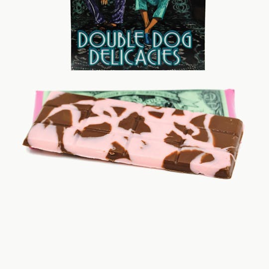 Double Dog Delicacies - Chocolate Bar - Peppermint Swirl 100mg - 1