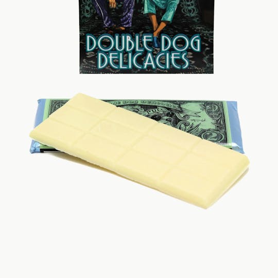 Double Dog Delicacies - Chocolate Bar - White Chocolate 100mg - 1