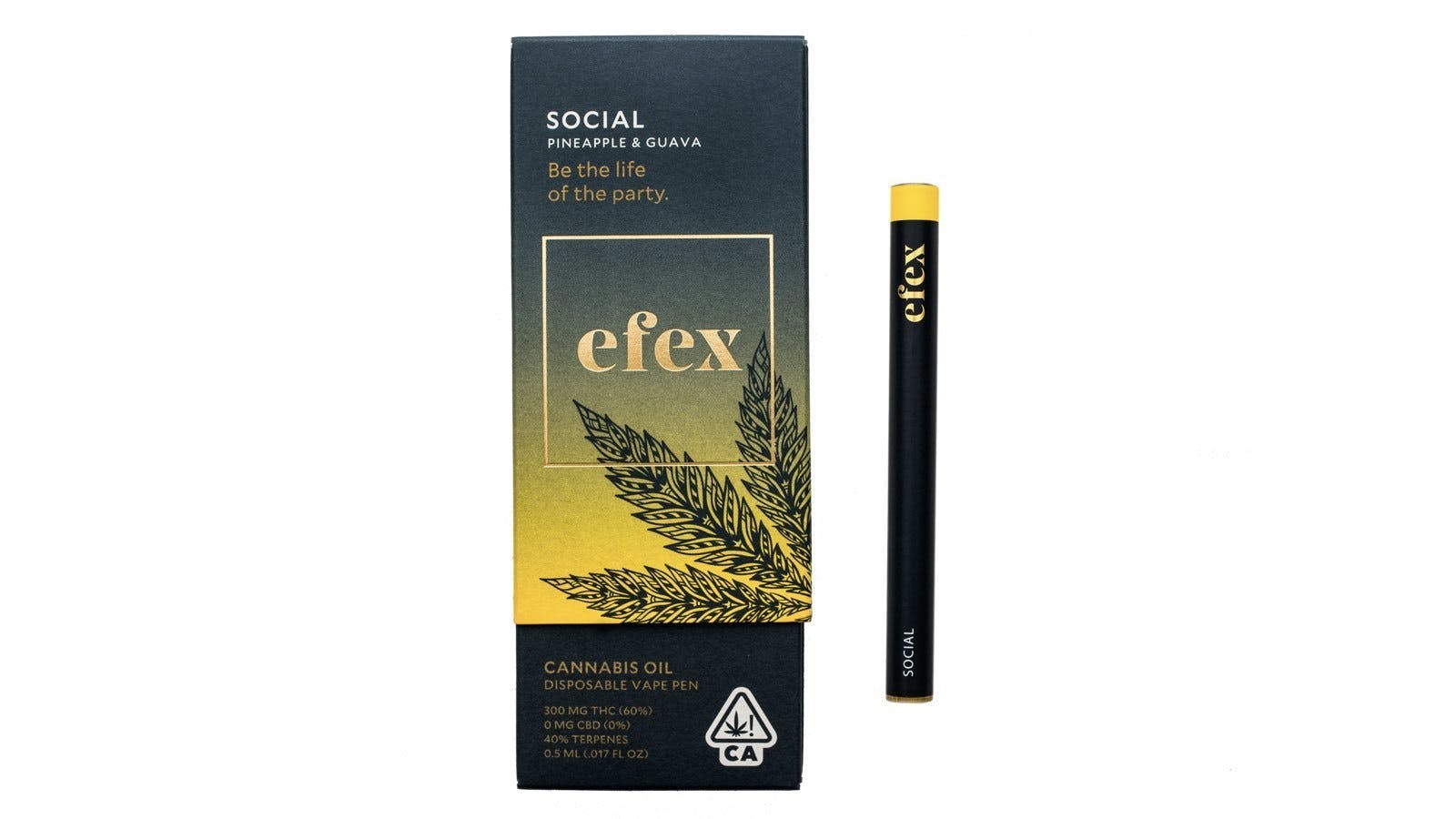 EFEX Oils - SOCIAL Disposable Vape Pen - 1