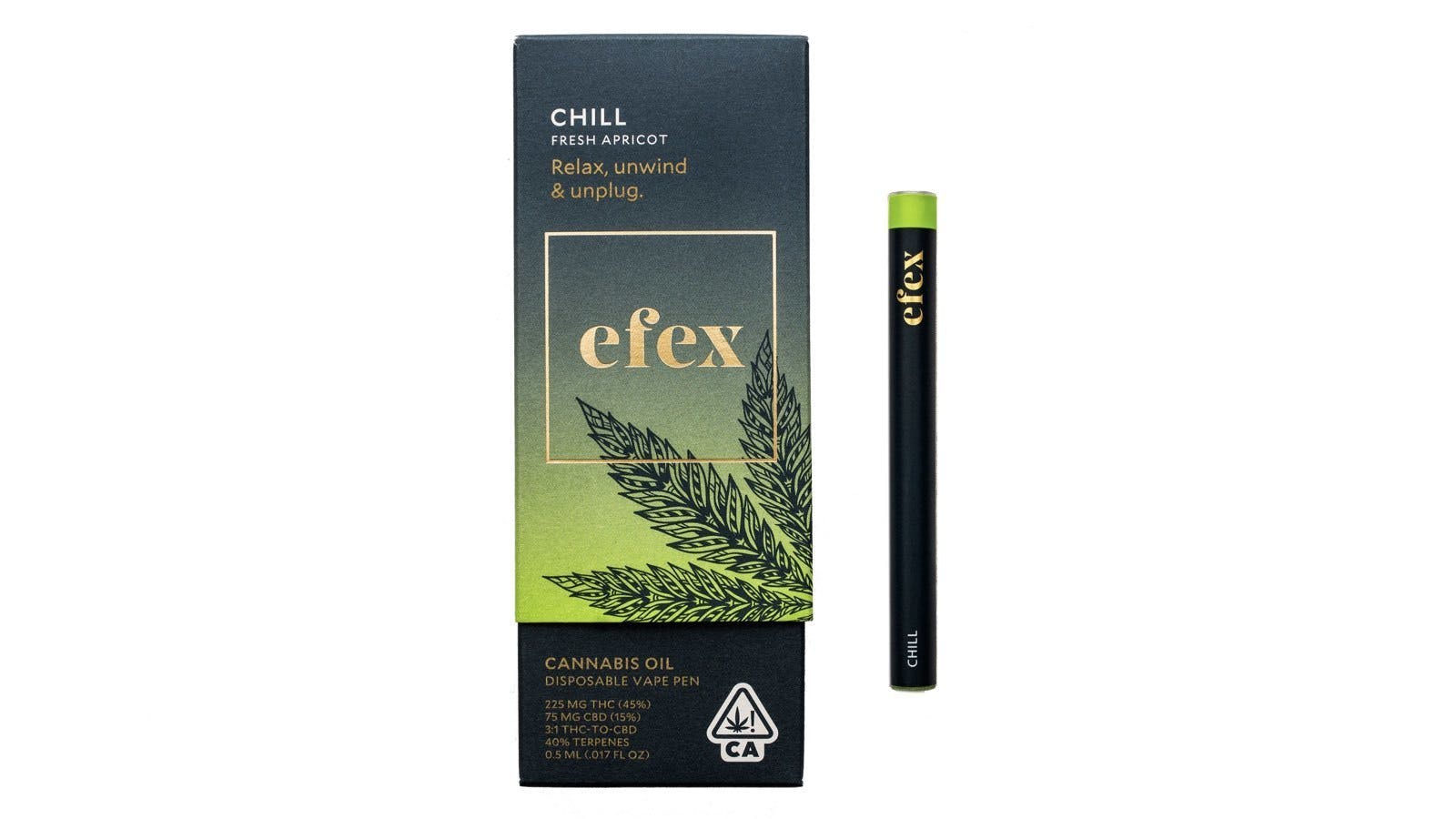 EFEX Oils - CHILL 3:1 Disposable Vape Pen - 1