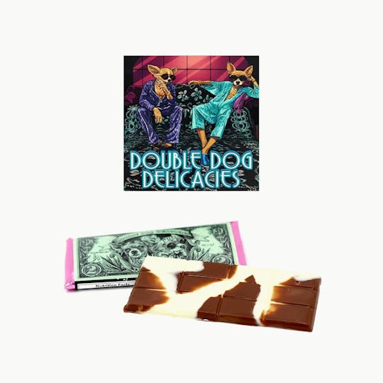 Double Dog Delicacies - Chocolate Bar - Coconut Swirl 100mg - 1