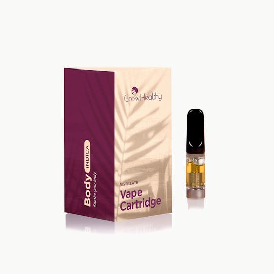 GrowHealthy - BODY Afghani Kush 47 (Indica) Cartridge - 0.5 grams - 1