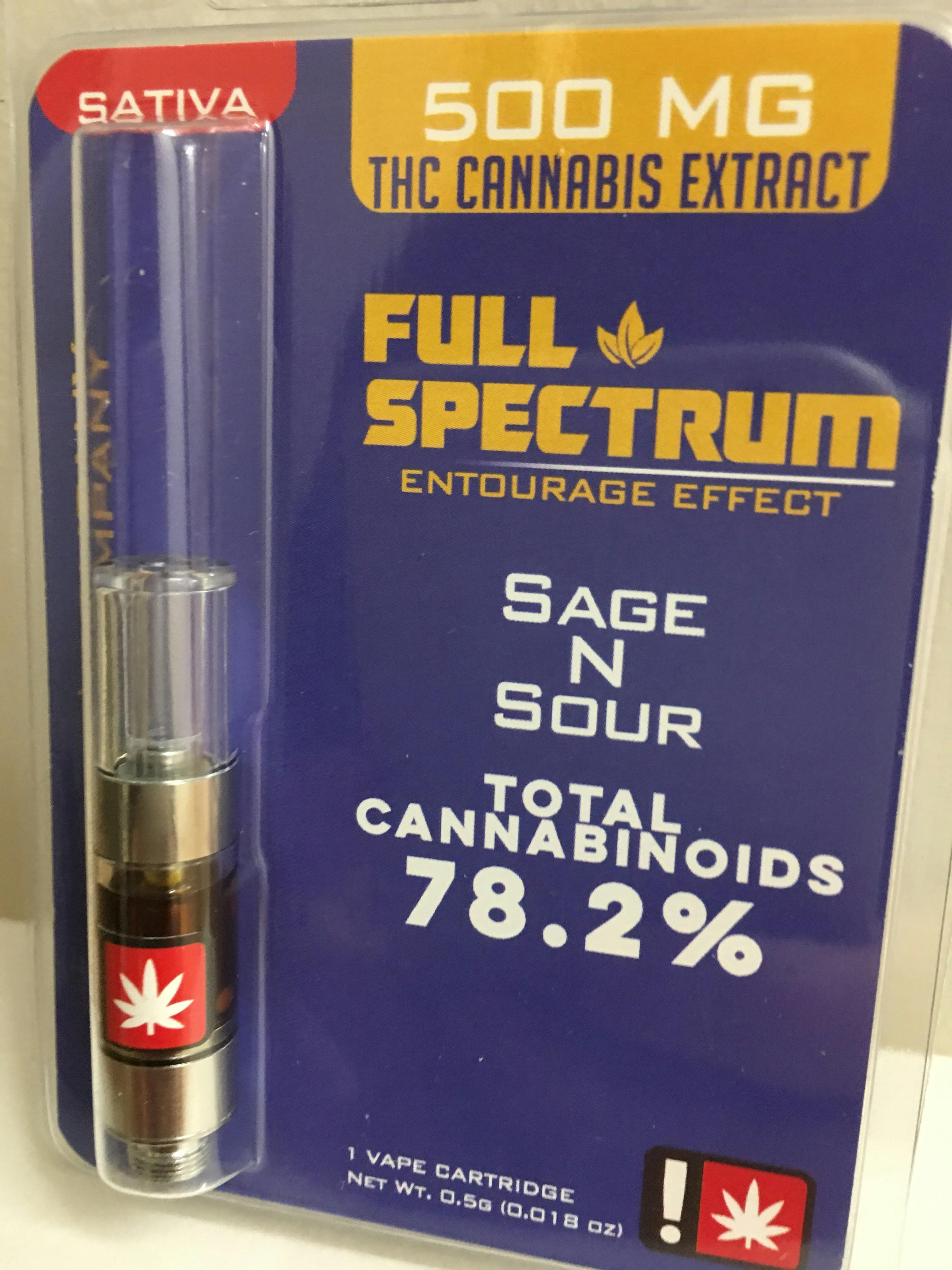 The CO2 Company - Full Spectrum Cartridge - Sage N Sour .5g - 1