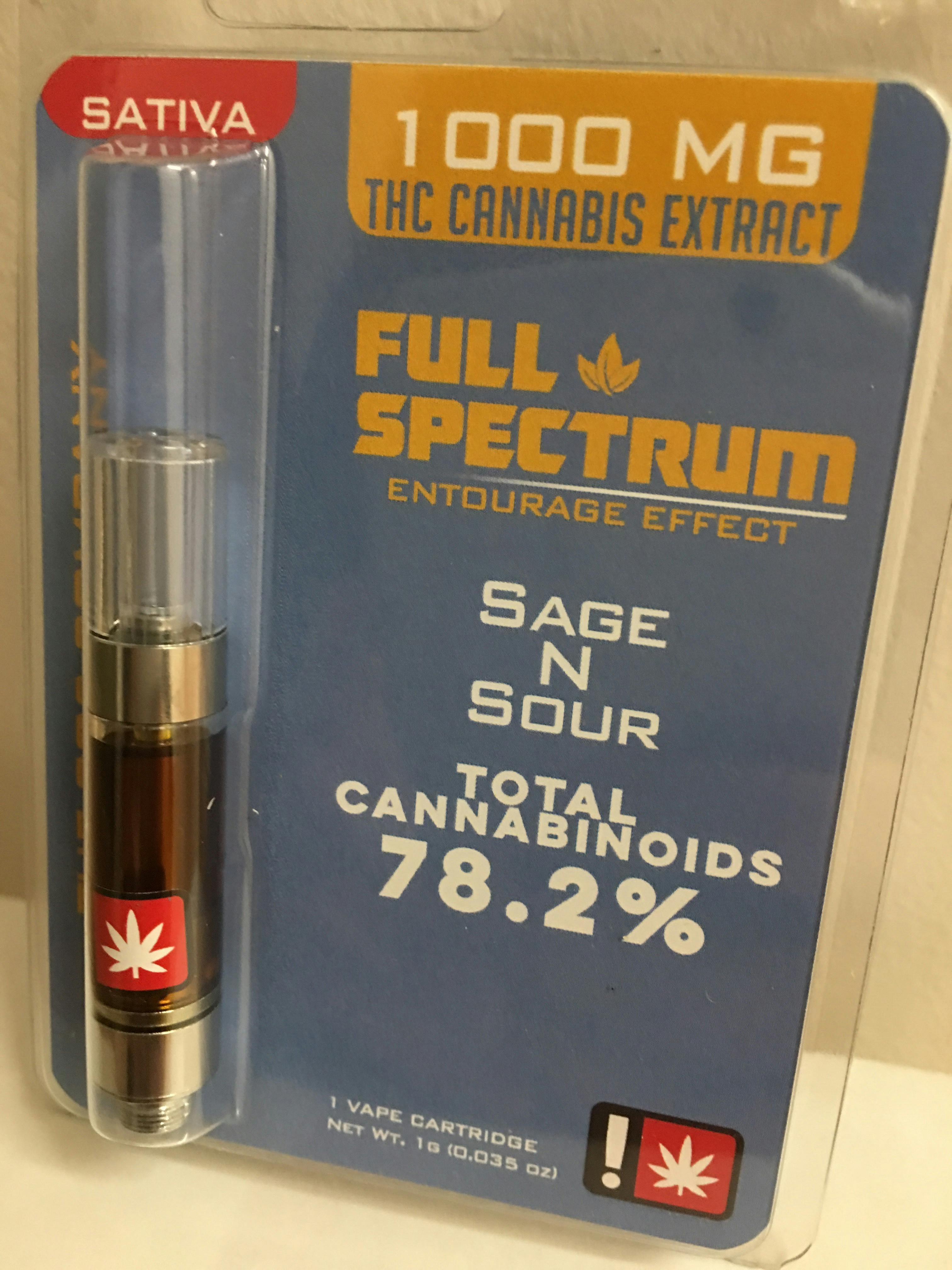 The CO2 Company - Full Spectrum Cartridge - Sage N Sour 1g - 1