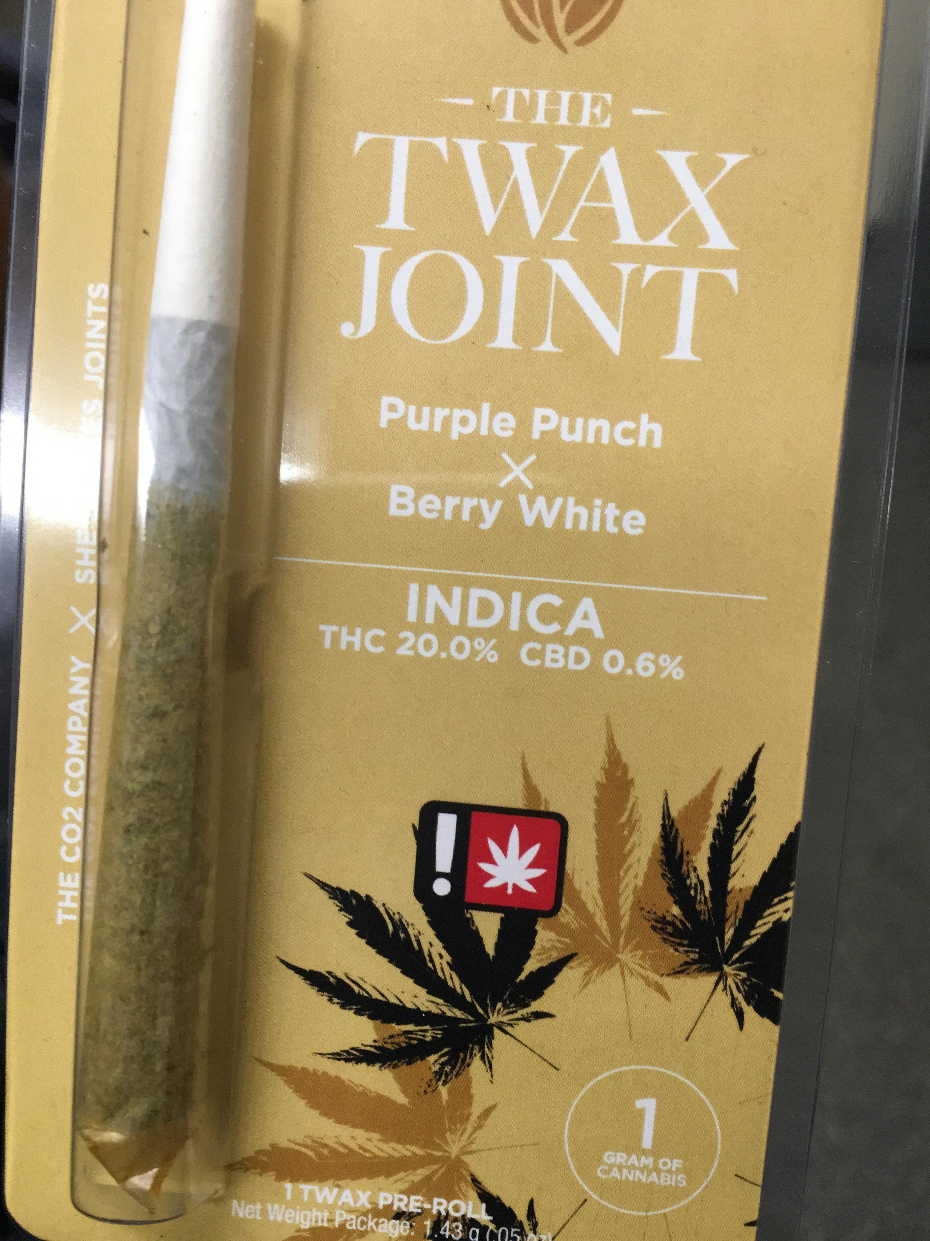The CO2 Company - Twax Joint - Purple Punch x Berry White 1g - 1