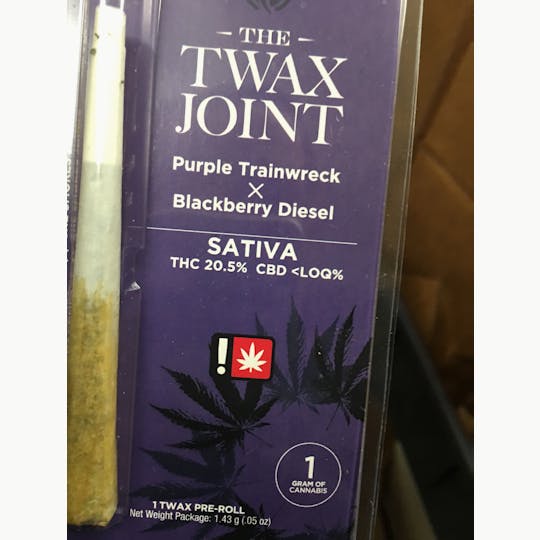 The CO2 Company - Twax Joint - P Trainwreck x Blackberry Diesel 1g - 1