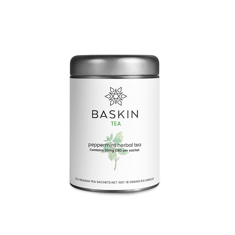 BASKIN™ - BASKIN™ Peppermint Herbal Tea – 25mg CBD - 1