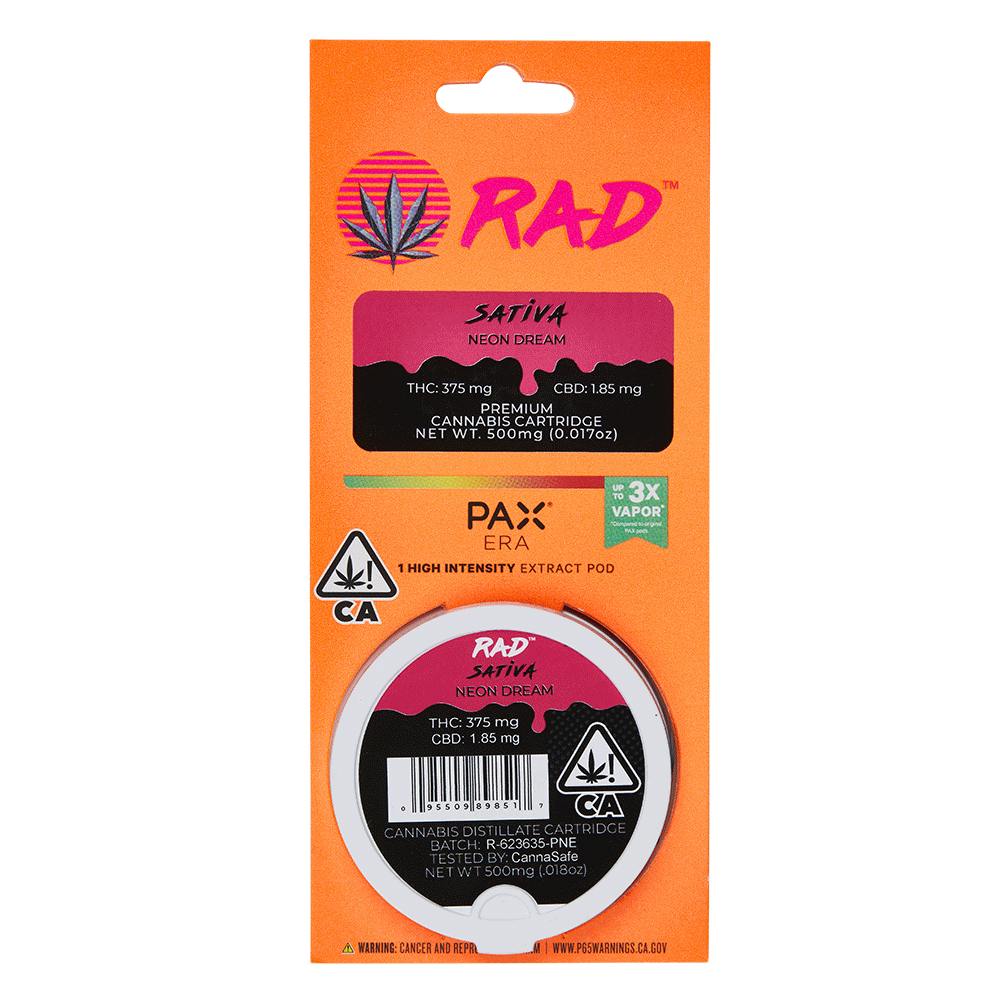 RAD - RAD PAX Era Pod - .5g Neon Dream - 1