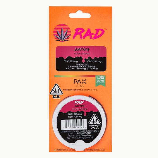 RAD - RAD PAX Era Pod - .5g Neon Dream - 1