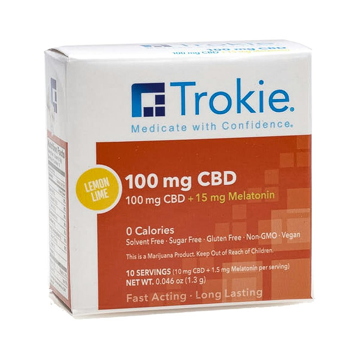 Trokie - 100mg CBD + 15mg Melatonin Trokie Lozenge - 1