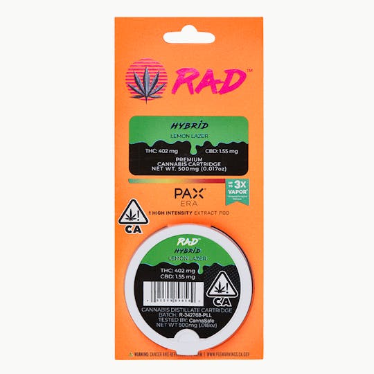 RAD - RAD PAX Era Pod - .5g Lemon Lazer - 1