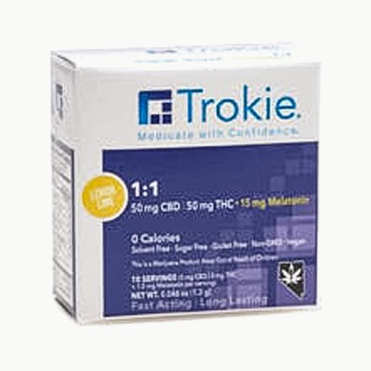 Trokie - 1:1 (CBD-THC) + 15mg Melatonin Trokie Lozenge-NV - 1