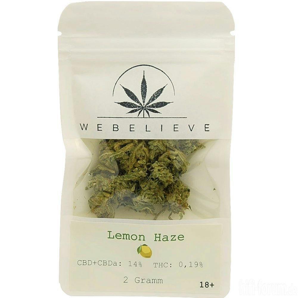 WeBelieve - Nutzhanfblüten-Tee Lemon - 1