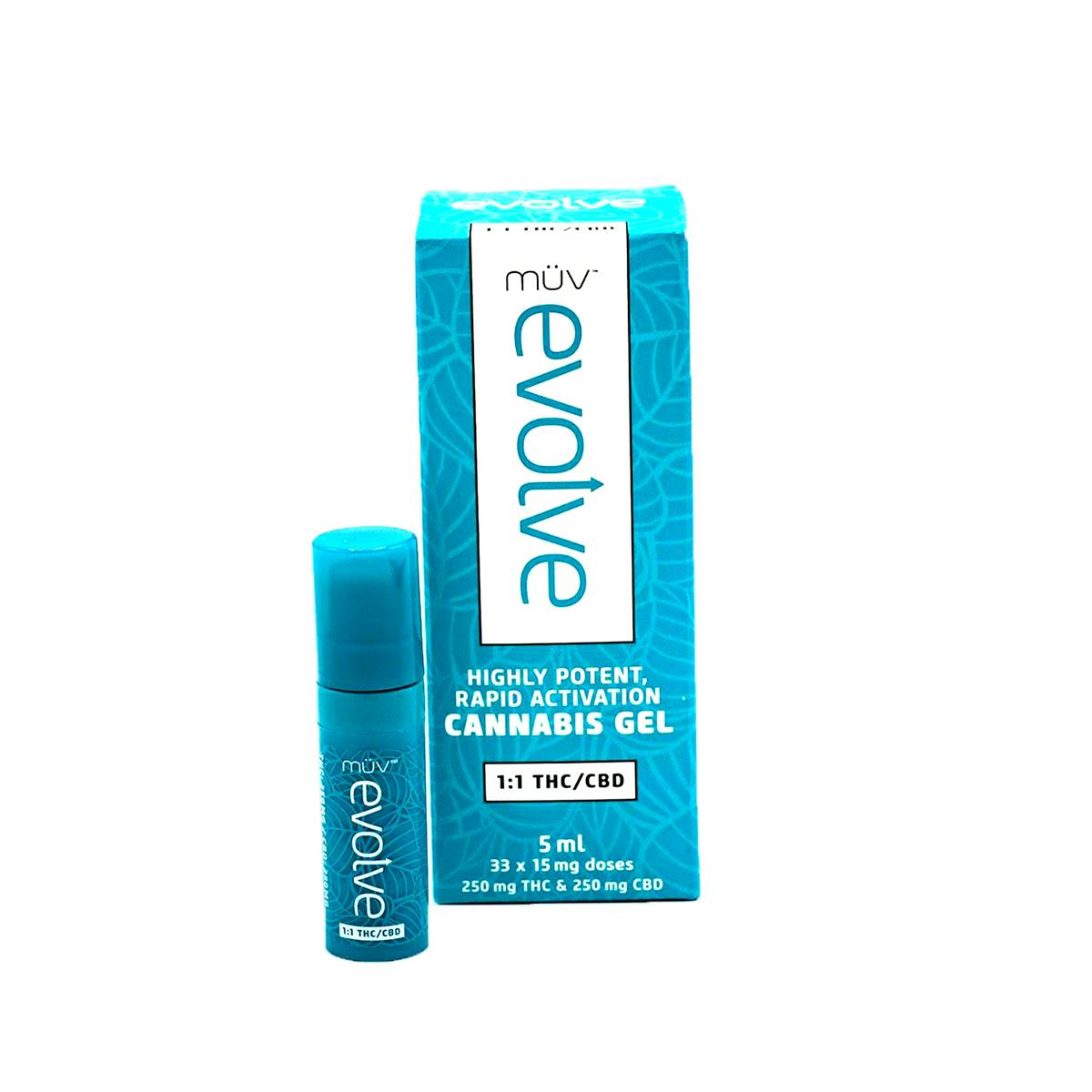 MÜV Cannabis Infused Products - MÜV Evolve Transdermal Gel - 1:1 - 1