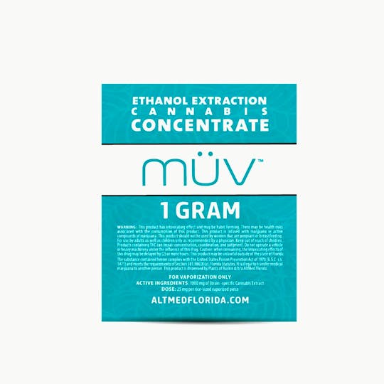 MÜV Cannabis Infused Products - MÜV Blue - 1
