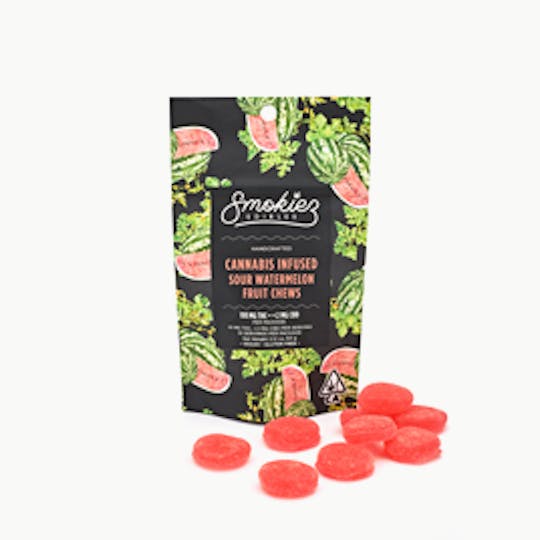 Smokiez Edibles - Smokiez Sour Watermelon Fruit Chews - CA - 1