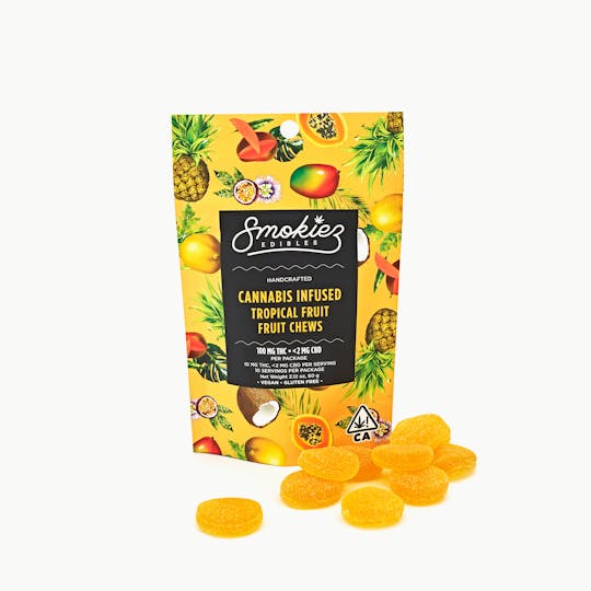 Smokiez Edibles - Smokiez Tropical Fruit Chews - CA - 1