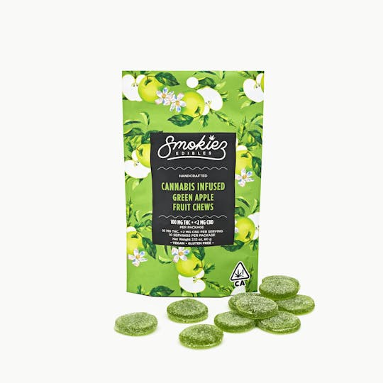 Smokiez Edibles - Smokiez Green Apple Fruit Chews - CA - 1