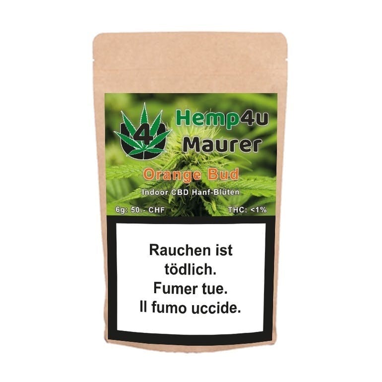 Hemp4u Maurer - Orange Bud CBD - 1