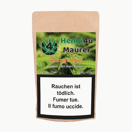 Hemp4u Maurer - Orange Bud CBD - 1