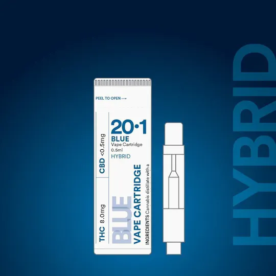 PharmaCannis - Blue 20:1 Hybrid Vape - 1