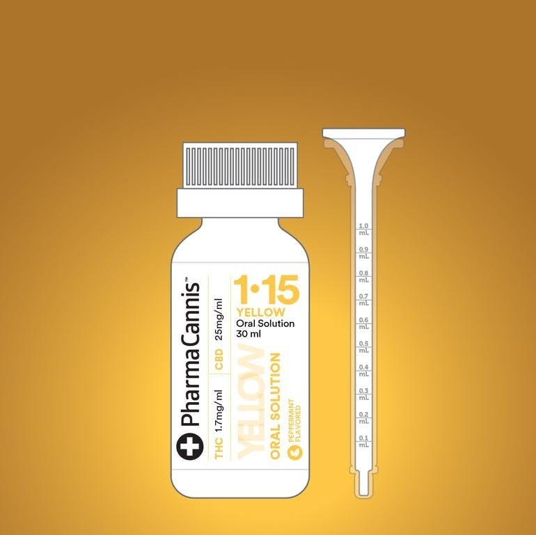 PharmaCannis - Yellow Oral Solutions (5X concentration) 1:15 - 1