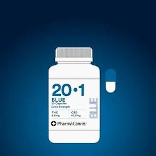 PharmaCannis - Blue Extra Strength Capsule 20:1 | 20/CT - 1