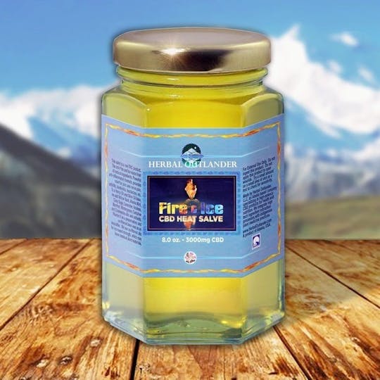 Herbal Outlander - Fire and Ice 3000mg 8oz Salve - 1