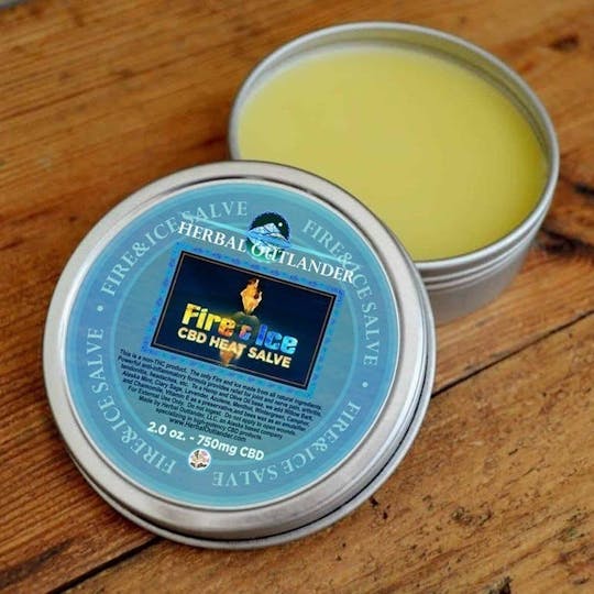 Herbal Outlander - Fire and Ice 750mg 2oz Salve - 1