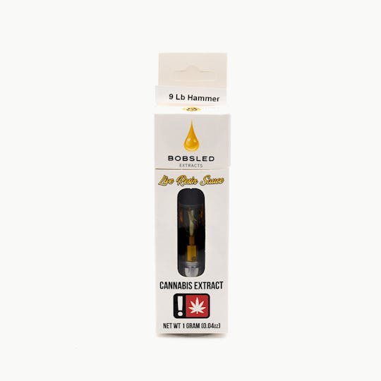 Bobsled Extracts - 9lb Hammer Live Resin Sauce Cart (1 gram) - 1