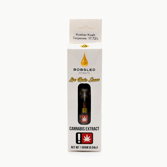 Bobsled Extracts - Kosher Kush Live Resin Sauce Cart (1 gram) - 1